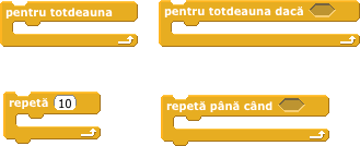 Ciclurile repetitive din Scratch.