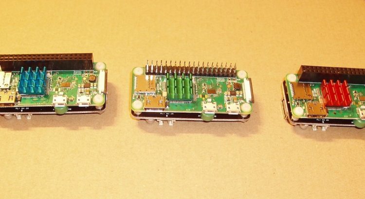 Cei trei crai sunt gata. Interfața GPIO este cositorită și hubul USB este conectat.